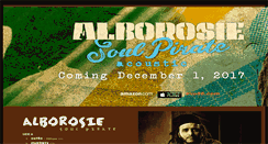 Desktop Screenshot of alborosie.com