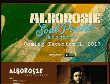 Tablet Screenshot of alborosie.com